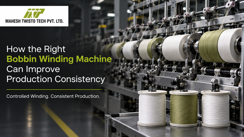 How the Right Bobbin Winding Machine Can Improve Production Consistency