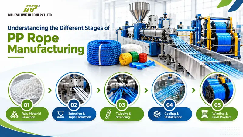 Understanding the Different Stages of PP Rope Manufacturing
